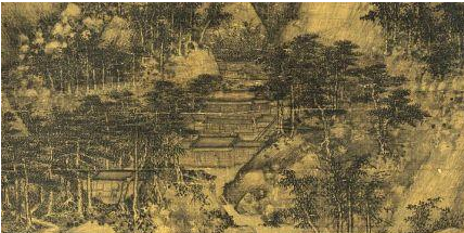 巨然：北宋初年画家，扩展了江南画派董源水墨山水画风