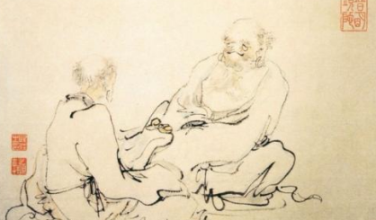 《竹石图》:清代归庄所作水墨画,现藏于天津艺术博物馆