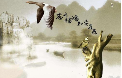 关于鸿鹄之志出自哪个典故？该典故蕴含了什么哲学道理？