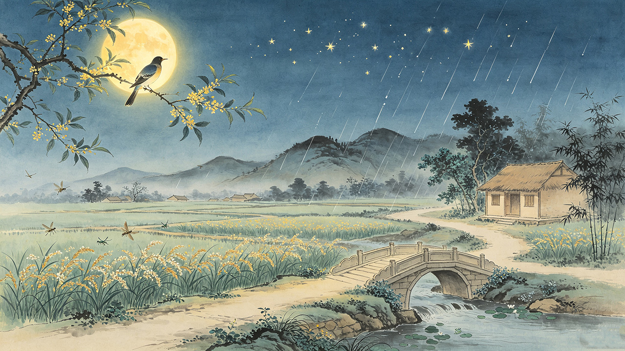 西江月·夜行黄沙道中